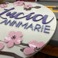 THE LUCIA Girl's Nursery Name Sign