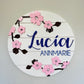 THE LUCIA Girl's Nursery Name Sign