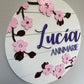 THE LUCIA Girl's Nursery Name Sign