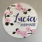 THE LUCIA Girl's Nursery Name Sign