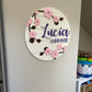 THE LUCIA Girl's Nursery Name Sign