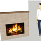 Halbert 54L" Floating Mantel
