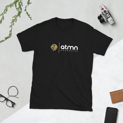 ATMN Woodworks Lion of Judah + Fleur-de-Lis Unisex T-shirt /// Who Dat Gold