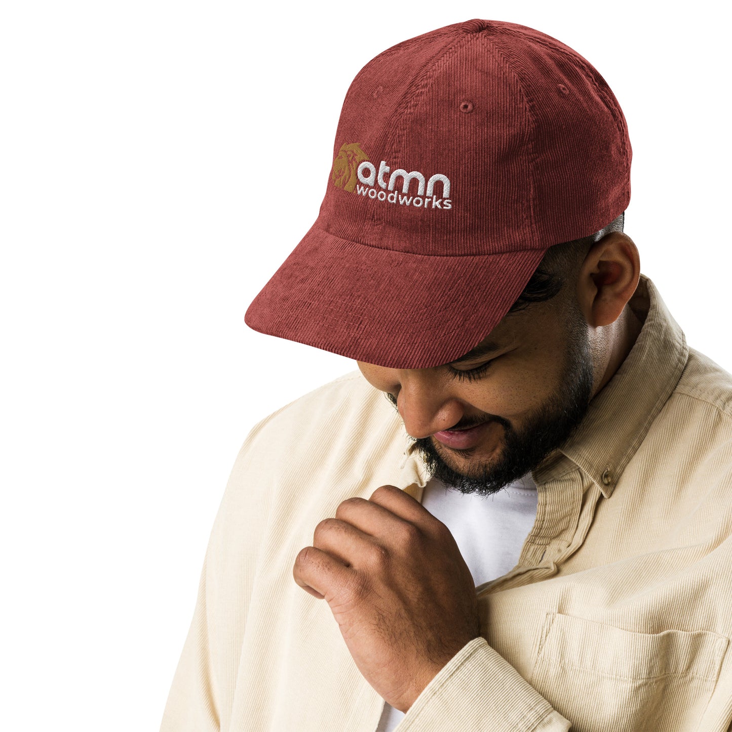 Lion of Judah vintage corduroy cap