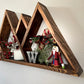 Ombré Mountain Floating Shelf