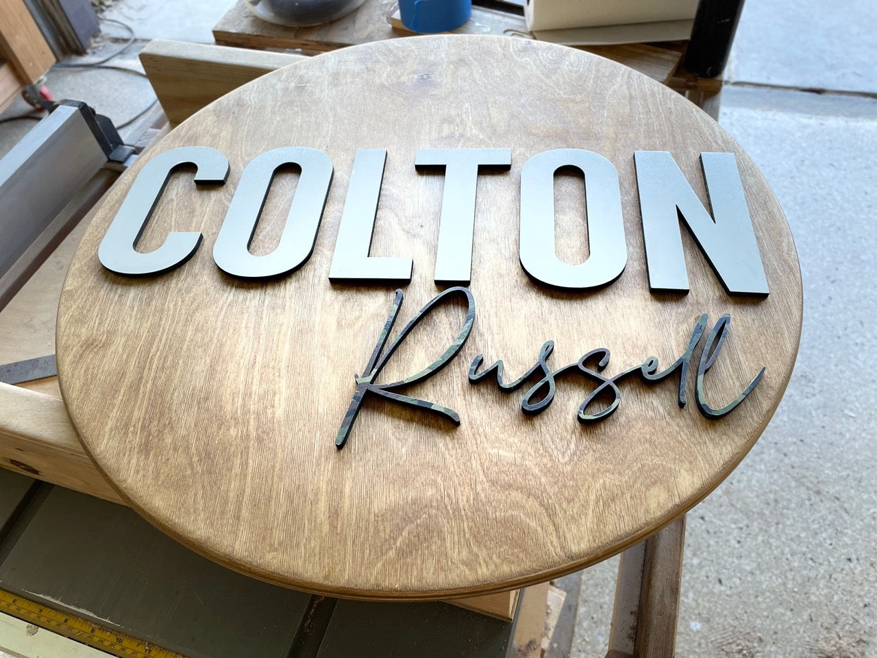 THE COLTON Boy's Nursery Name Sign