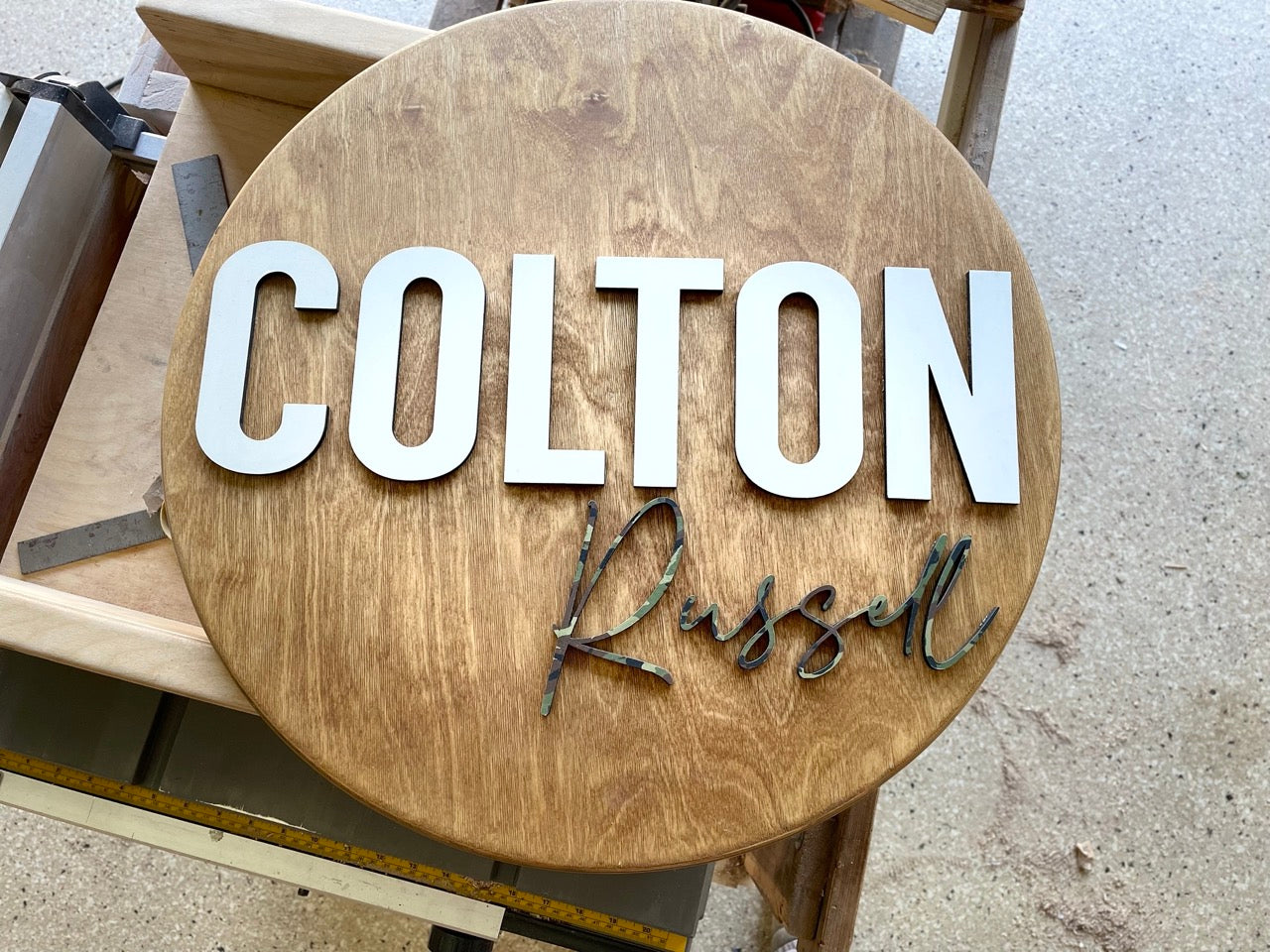 THE COLTON Boy's Nursery Name Sign