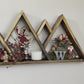 Ombré Mountain Floating Shelf
