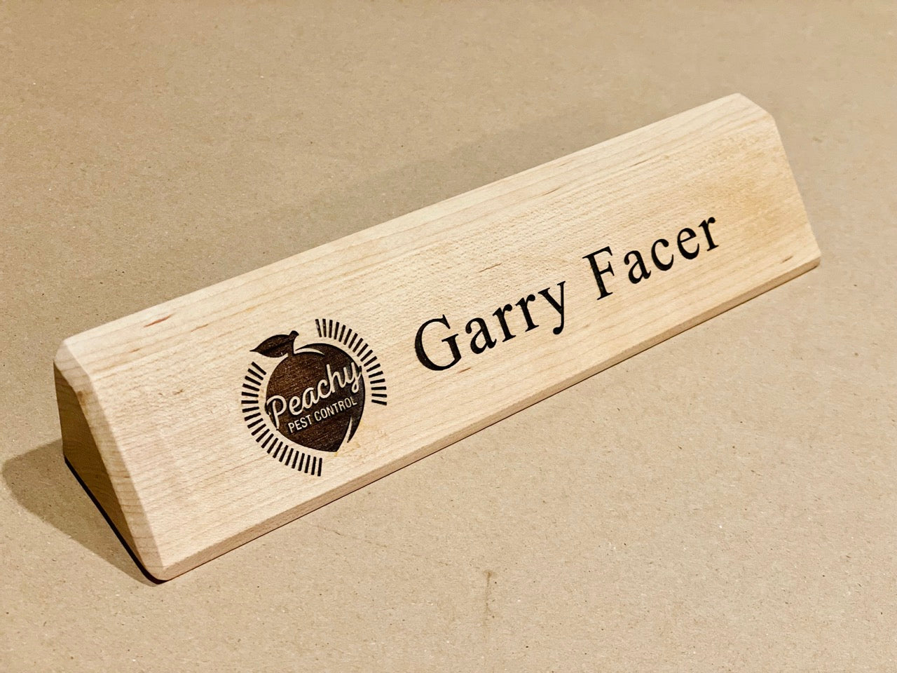 Desk Name Plate Wedge