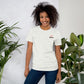 ATMN Lion + Woodworks Cross Unisex T-shirt /// Hyper Crimson
