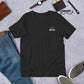 ATMN Lion + Woodworks Cross Unisex T-shirt /// Hyper Crimson